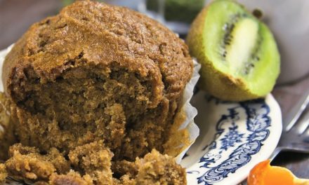 Muffin integrali kiwi e arance
