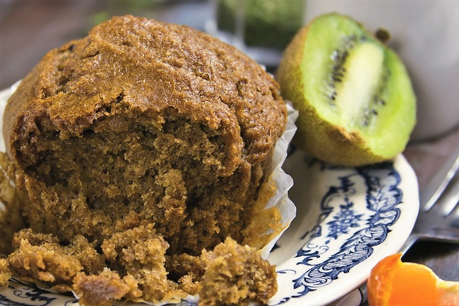 Muffin integrali kiwi e arance